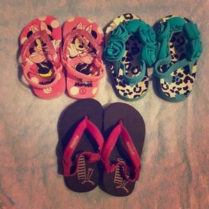 ❗️❗️ Set of 3 Flip Flops.